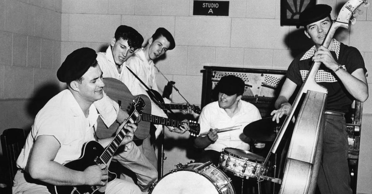 50s Music - Photo of Gene Vincent & The Blue Caps